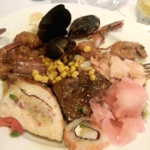 Buffet de mariscos