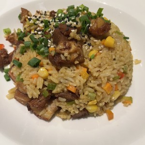 Arroz Frito con Puerco Ahumado