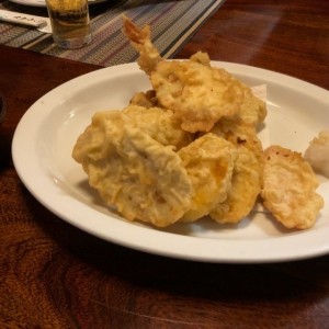 tempura moriawase mixta. 