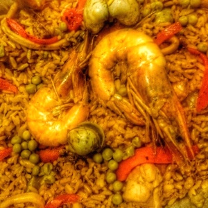 Paella mixta.