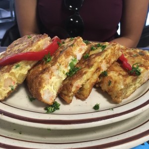 torta de camarones