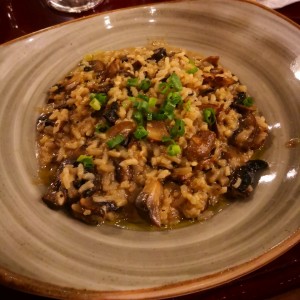 Risotto con Hongos Portobello