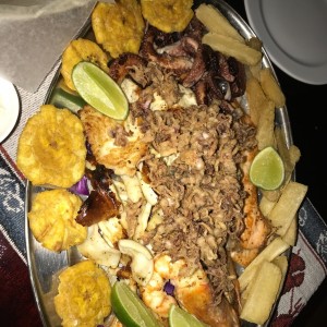 bandeja de mariscos