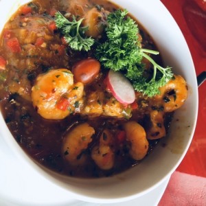 Filete de Corvina Rellena de Mariscos