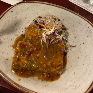 Filete de Corvina al Ajillo