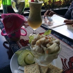 ceviche de Corvina 