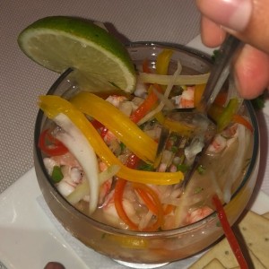 ceviche de camaron