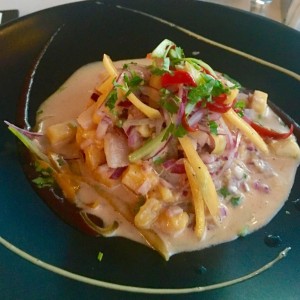 ceviche de lubina