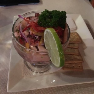 ceviche de pulpo 