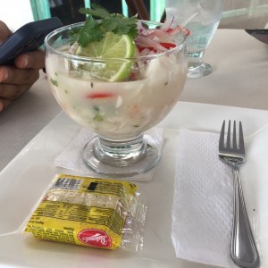 Ceviche de corvina