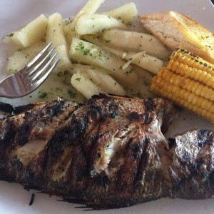 Pargo a la brasa 