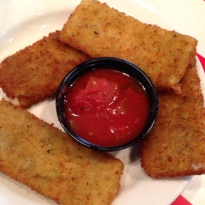 Lunch Menu: Mozzarella Sticks