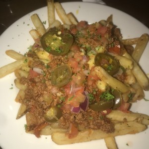 stacked chili fries
