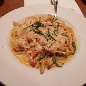 Cajun Chicken and Shrimp pasta