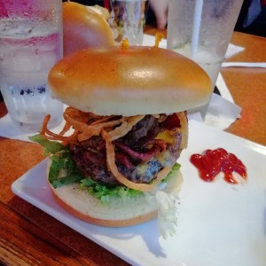 Cowboy triple meat burger