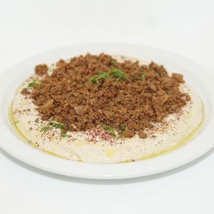 humus con carne molida 