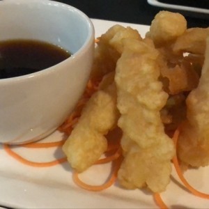 Langostinos tempura (4 unidades)