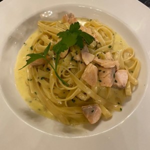 pasta con salmon