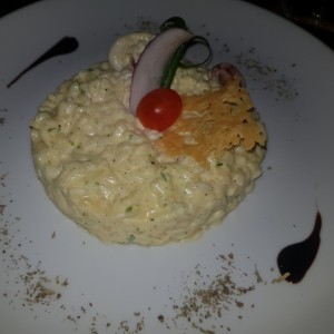 Risotto de calamars au curry