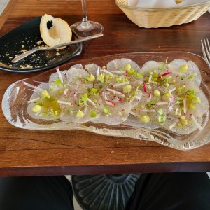 CARPACCIO DE ROBALO