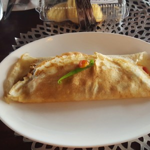 Crepe vegetariana