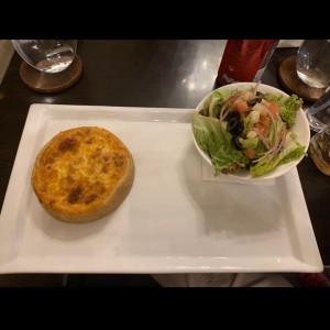 Quiche Lorraine et sa Salade