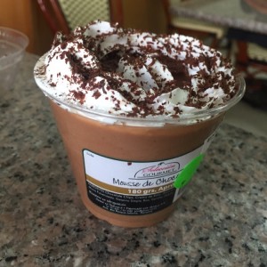 mousse de chocolate