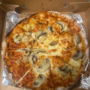 Pizza de hongos