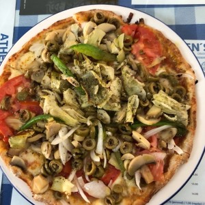 pizza de vegetales