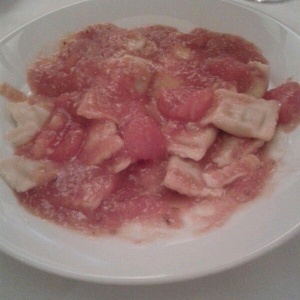 Raviollis de queso al fresco