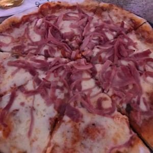 Pizza con Jamon