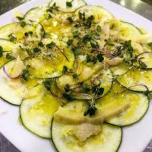 carpaccio de zuchini 