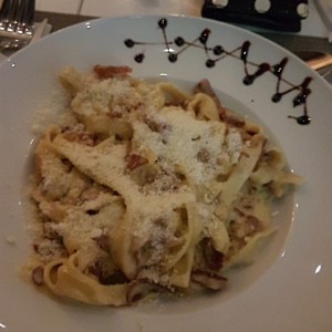 Fetuccini carbonara