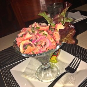 ceviche de pulpo