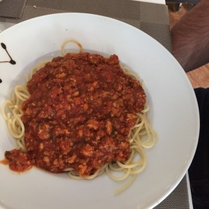 Spaguetti a la bolognesa