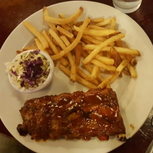 Baby Back Ribs and Fries