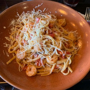 Grilled Shrimp Scampi Pasta