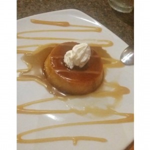 Flan de la casa