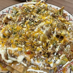 Nachos el Grande (con pulled pork)