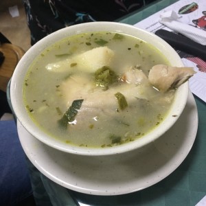 No podia faltar el sancocho de pollo . muy rico