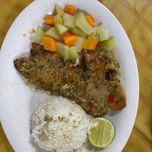 pescado al ajillo