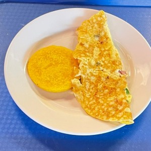 Omelette con tortilla