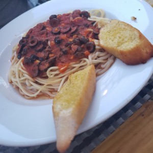 Spaguetti a la Puttanesca ?