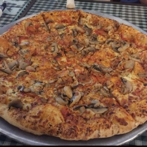 pizza de hongos