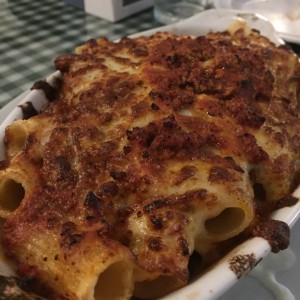 Rigattoni a la bolognesa