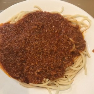 spaguetti a la bolognesa