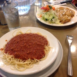 spagettini a la bolognesa