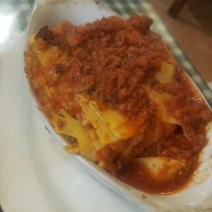 Lasagna de carne