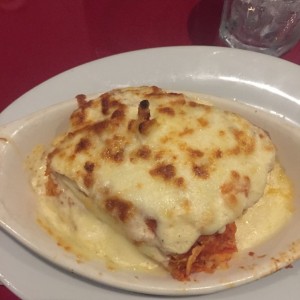 lasagna de pollo bolognesa