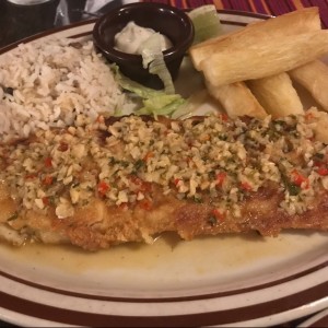 corvina al ajillo